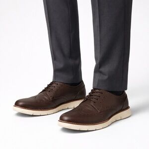 Size 13 Nautica Men’s Wingdeck Oxford Dress Shoe Brown Casual Comfort Lace Up